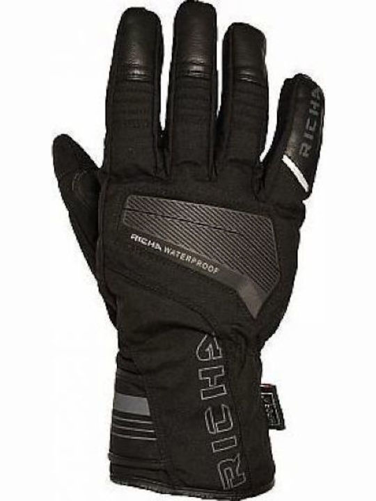 Richa Defense Winter Men's Motorcycle Gloves Waterproof Black