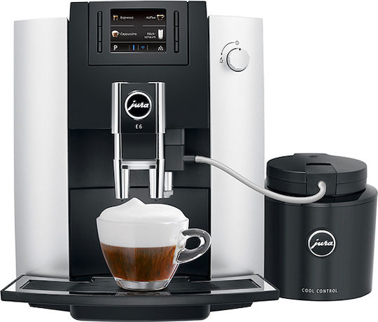 Jura E6 Platinum Automatic Espresso Coffee Machine 1450W Pressure 15bar with Grinding Mill 15058