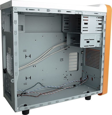 Gembird CCC-P4-H15 Midi Tower Κουτί Υπολογιστή Λευκό