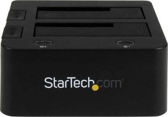 StarTech UNIDOCKU33 Docking Station pentru 2 Hard Disk-uri IDE/SATA 2.5" / 3.5" cu conectivitate USB 3.0 (UNIDOCKU33)