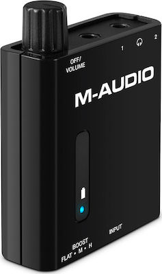 M-Audio Bass Traveller Φορητός Ψηφιακός Ενισχυτής Ακουστικών 2 Καναλιών με DAC, USB και Jack 3.5mm