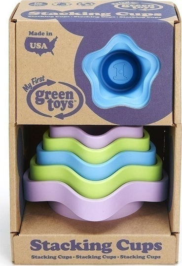 Green Toys Παιχνίδι Στοίβαξης Stacking Cups για 6+ Μηνών