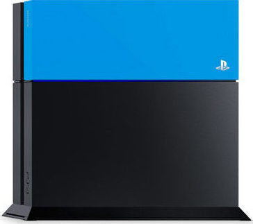 Sony Custom Faceplates Aqua Blue PS4 Blau