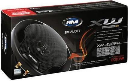 BM Audio Set Auto-Lautsprecher XW-432FR 4" mit 80W RMS (2 Weg)