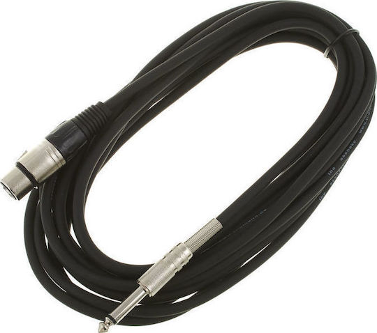 The Sssnake SMP6BK Кабел XLR мъжки - 6,3 мм мъжки Черен 6м SMP6BK