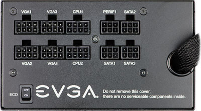 EVGA 750 GQ 750W Τροφοδοτικό Υπολογιστή Semi Modular 80 Plus Gold