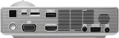 Asus P3B Projector Τεχνολογίας Προβολής DLP (DMD) Λάμπας LED με Φυσική Ανάλυση 1280 x 800 και Φωτεινότητα 800 Ansi Lumens με WiFi Λευκός