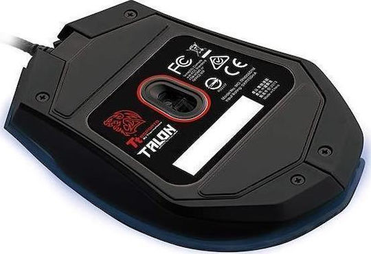 Thermaltake eSports Talon RGB Gaming Ποντίκι 3000 DPI Μαύρο