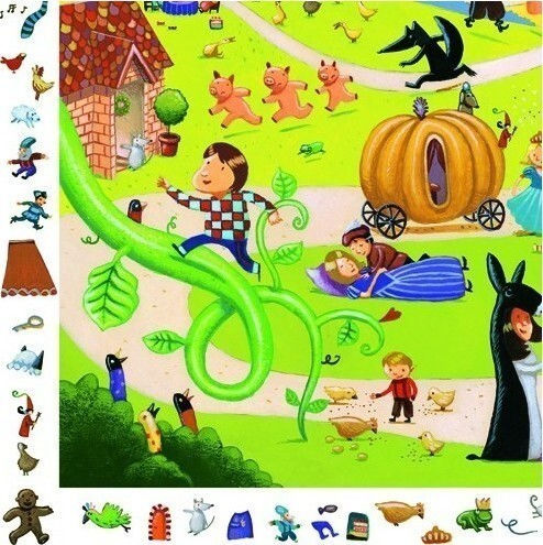 Παιδικό Puzzle Παραμύθια για 4+ Ετών 54pcs Djeco