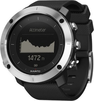 Suunto Traverse Неръждаема стомана 50мм Водоустойчив Смартчасовник (Черен)