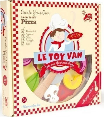 Le Toy Van Cooking Toy / Kitchen Utensils Pizza made of Wood for 3+ Years Old TV279