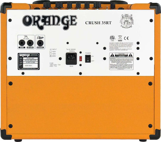 Orange Crush 35RT Combo Ενισχυτής Ηλεκτρικής Κιθάρας 1 x 10" 35W Πορτοκαλί