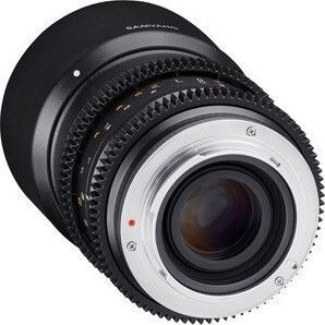 Samyang Crop Camera Lens 50mm T1.3 AS UMC CS Cine Telephoto / Standard for Micro Four Thirds (MFT) Mount Black