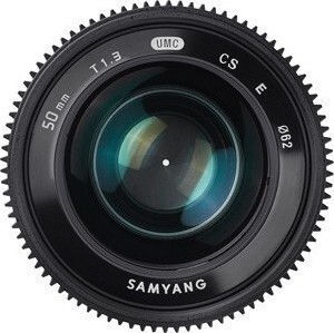 Samyang Crop Camera Lens 50mm T1.3 AS UMC CS Cine Telephoto / Standard for Micro Four Thirds (MFT) Mount Black