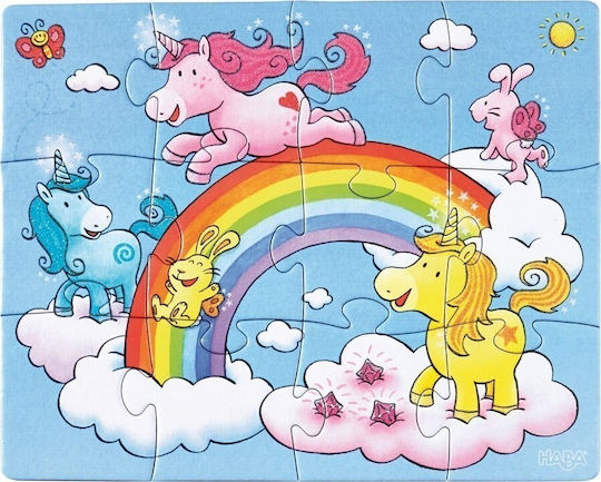 Kids Puzzle Little Pony & Glitter for 3+ years+ Years 18pcs Haba