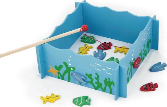 Viga Toys Wooden Fishing Game Fishing Game