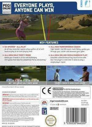 Tiger Woods PGA Tour 09 All-Play Wii