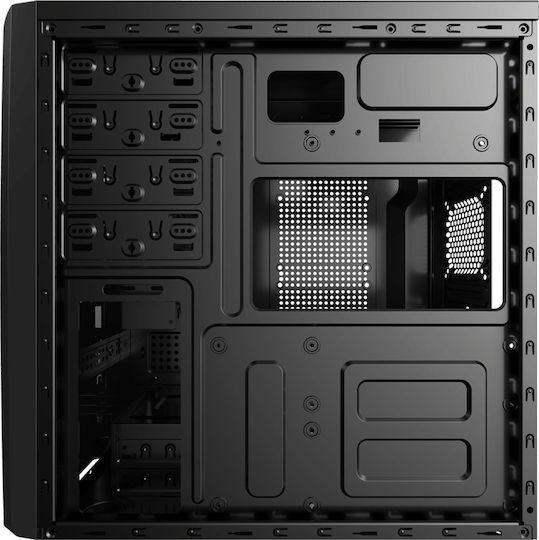 Aerocool CS-1101 Midi Tower Κουτί Υπολογιστή Μαύρο
