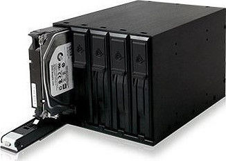 RaidSonic Icy Box IB-565SSK Πλαίσιο Για Σκληρούς Δίσκους Backplane IcyBox 5x3,5" SATA/SAS HDD/SSD to 3x 5,25 Μαύρο (56005)