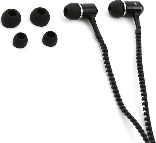Omega Freestyle Zip In-ear Handsfree with 3.5mm Connector Black