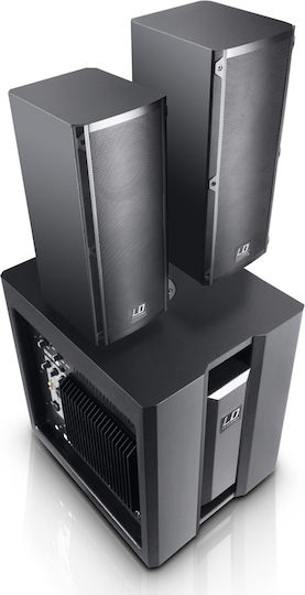 LD Systems Dave 8 Roadie Σετ με Αυτοενισχυόμενα PA говорители 350W με Woofer 8" 35.2x43.4x43εκ. σε Черен Χρώμα