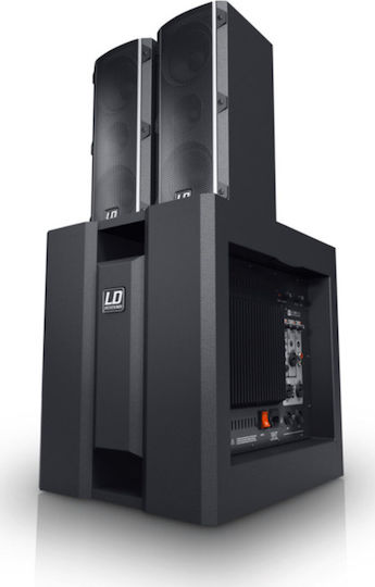 LD Systems Dave 8 Roadie Σετ με Αυτοενισχυόμενα PA говорители 350W με Woofer 8" 35.2x43.4x43εκ. σε Черен Χρώμα