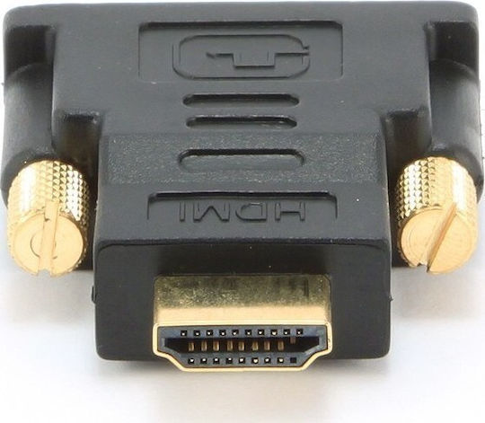 Cablexpert Конвертор HDMI мъжки към DVI-D женски Черен 1бр A-HDMI-DVI-1