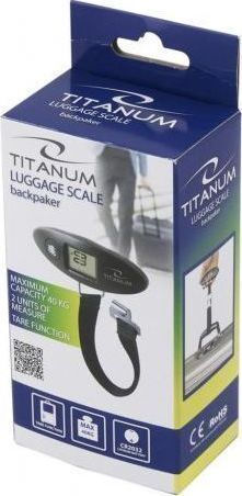 Titanum Ζυγαριά Αποσκευών Μαύρη