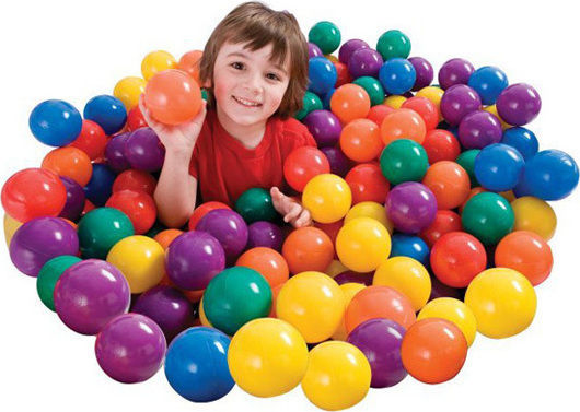 Intex 100 Fun Ballz Kinderball Fußball Bunt