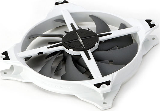 Zalman DF14BL Вентилатор За Кутия 140мм (1200 Оборота / 63 CFM) С Червен Светлинен Ефект И 3-Pin Свързване Бял