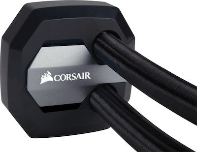 Corsair Hydro H100i v2 Водно охлаждане на процесор Двоен вентилатор 120мм за Socket 115x Черна