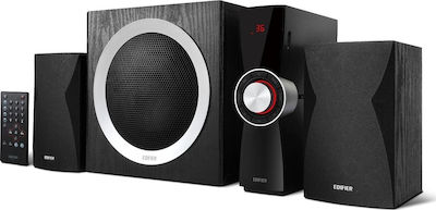Edifier C3X Ηχεία Υπολογιστή 2.1 με Ισχύ 45W σε Μαύρο Χρώμα