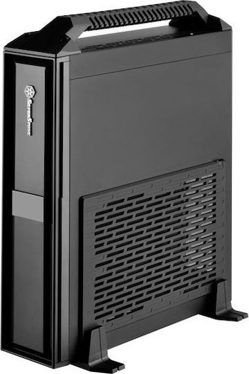 Silverstone ML08 Домашно кино Компютърна кутия Черен