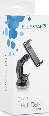 Blue Star Mobile Phone Holder and Tablet Car PDA/GSM Smart with Adjustable Hooks Blue