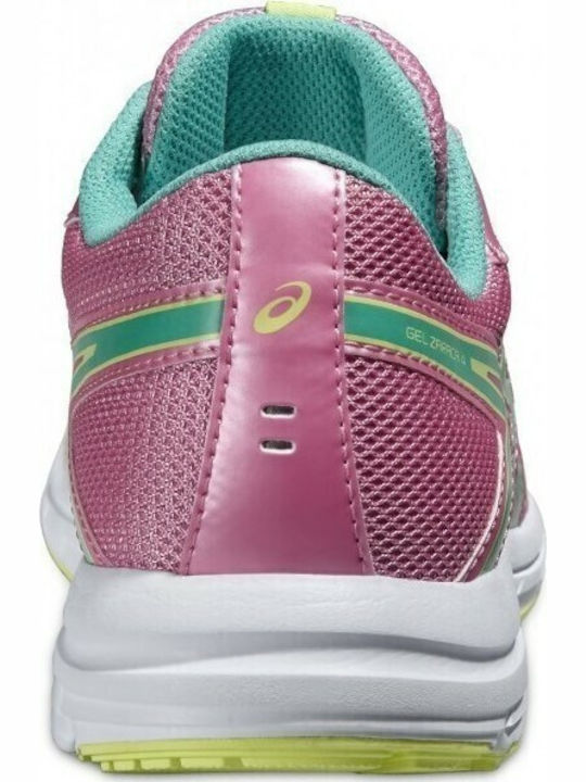 Gel-Zaraca 4 GS Kinder Sportschuhe Laufen mit Schnürsenkeln Rosa