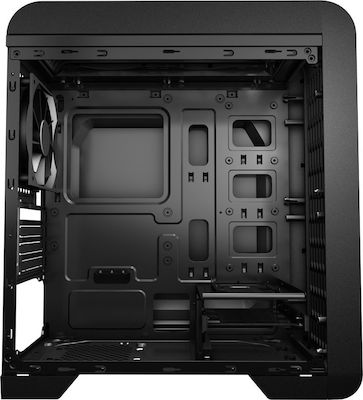 Aerocool QS-240 Midi Tower Κουτί Υπολογιστή με Πλαϊνό Παράθυρο Μαύρο
