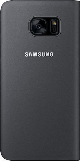 Samsung Book Δερματίνης Μαύρο (Galaxy S7 Edge) GWW
