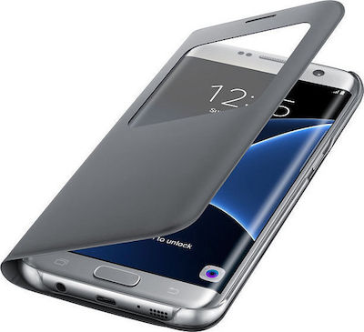 Samsung S-View Cover Silver (Galaxy S7 Edge)
