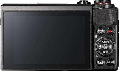 Canon PowerShot G7 X Mark II Compact Φωτογραφική Μηχανή 20.9MP Οπτικού Ζουμ 4.2x με Οθόνη 3" και Ανάλυση Video Full HD (1080p) Μαύρη