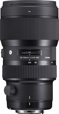 Sigma Crop Camera Lens 50-100mm f/1.8 DC HSM Art Tele Zoom for Nikon F Mount Black