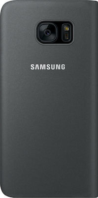 Samsung Портмоне Изкуствена кожа Черен (Galaxy S7 Edge) EF-WG935PBE EF-WG935PBEGWW