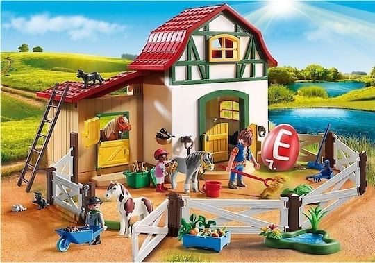 Playmobil Land Scheune mit Pony für 4-10 Jahre