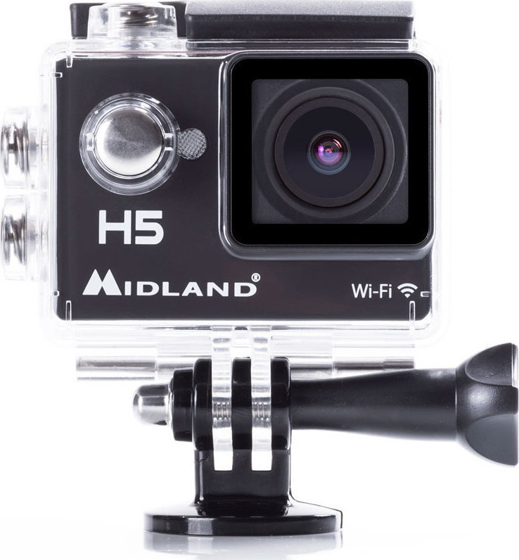 Midland H5 (2016) Action Camera Full HD (1080p) Υποβρύχια (με Θήκη) με