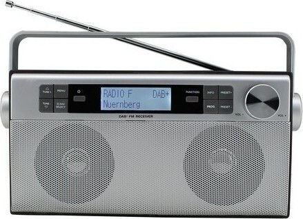 Soundmaster DAB 650 Portable Radio Rechargeable DAB+ Silver