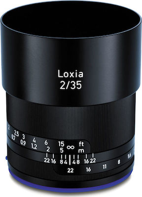 Zeiss Full Frame Φωτογραφικός Φακός Loxia 35mm f/2 Wide Angle για Sony E Mount Black