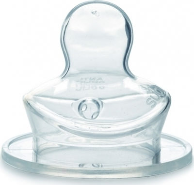 Suavinex Baby Bottle Teat of Silicone Medium Flow for 0+ months 2τμχ