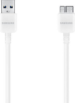 Samsung Regular USB 3.0 to micro USB Cable Λευκό 1m (ET-DQ10Y0WE)