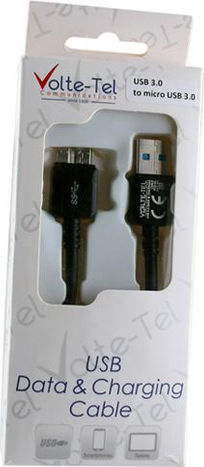 Volte-Tel 1m Regular USB 3.0 to micro USB Cable (8128165)