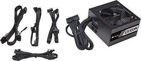 Corsair CX Series CX550M 550W Τροφοδοτικό Υπολογιστή Semi Modular 80 Plus Bronze