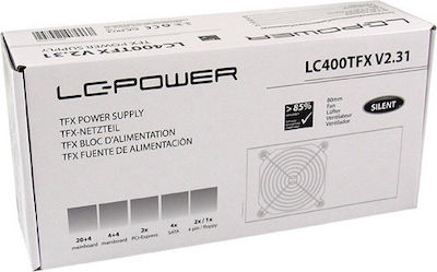 LC-Power LC400TFX rev. 2.31 350W Schwarz Computer-Netzteil Voll verkabelt